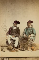 Straw-weavers, Naples