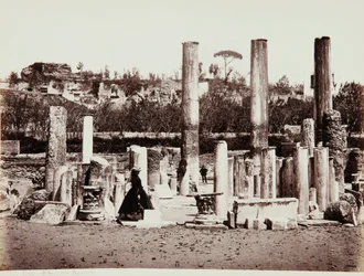 The Temple of Serapis in Pozzuoli, Naples