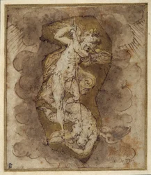 Drawing for the Angels of the Vault of Saint Michael, c.1511-74