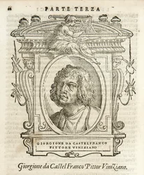 Milan, Biblioteca Braidense, Lives of the Most Excellent Painters, Sculptors, and Architects, Giorgio Vasari 1568, Giorgione da Castelfranco