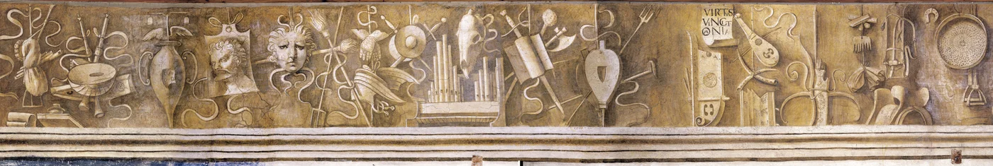 Arti liberali. Frieze in the Casa Pellizzari, c. 1500