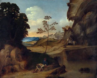 Landscape with Sunset