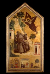 Saint Francis of Assisi Receiving the Stigmata, around 1300, 3.13 x 1.63 m, Louvre Museum
