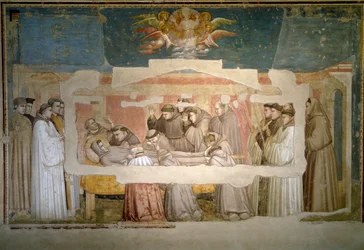 The Funeral of Saint Francis of Assisi. Stigma Verification