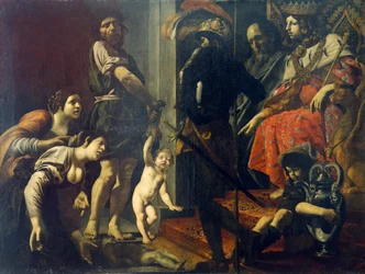 Judgment of Solomon by Giovanni Battista Caracciolo