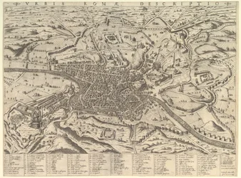 Speculum Romanae Magnificentiae: View of Modern Rome from the West