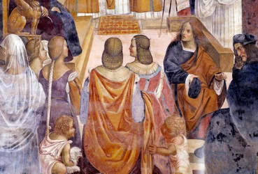 Benedict Excommunicates Two Nuns and Absolves Them After Their Death (Detail)