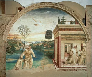 In 1497 Signorelli Began Painting the Life of Saint