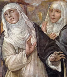 The Ecstasy of Saint Catherine (detail)