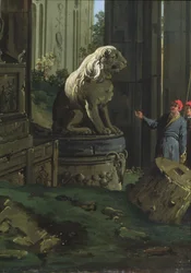 Capriccio with Motifs from Padua (detail), c.1756
