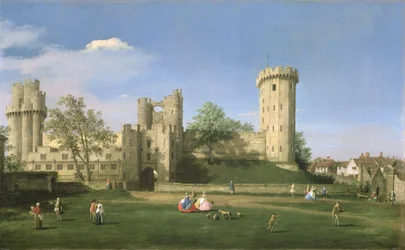 Warwick Castle, East Front from the Courtyard