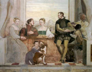 Caldogno, Villa, The Banquet / Fasolo