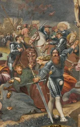 Counterfaccata, Il Pordenone, Crucifixion 1520-21 (detail)