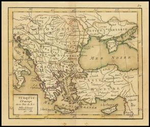 1762 map - Turkey in Europe