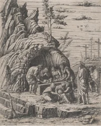The Entombment of Christ (detail)