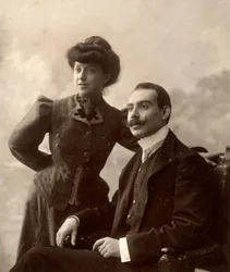 Alfredo Trombetta with His Wife
