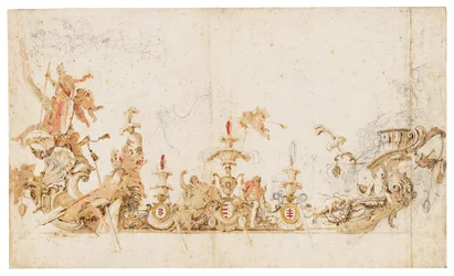 Design for a Ceremonial Gondola Representing the Triumph of Poland