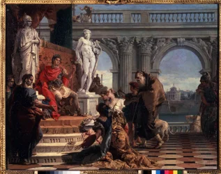 Maecenas Presenting the Arts to Augustus