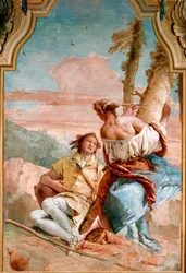 Angelique and Medor - Illustration for 