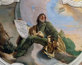 The prophet Ezekiel, (detail)