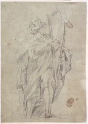 King David with His Harp