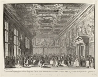 Reception by the Doge of Foreign Ambassadors in the Sala del Collegio
