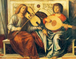 Cherubs Playing Musical Instruments