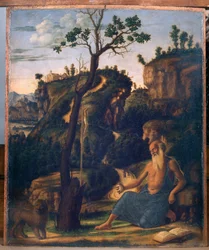 Saint Jerome in the Desert, 1493-94