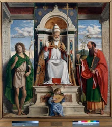 St. Peter Enthroned with St. John the Baptist and St. Paul