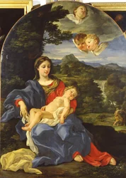 Resting during the Flight into Egypt