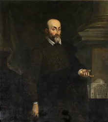 Portrait of Count Mario Capra, by Giovanni Battista Maganza (ca 1513-1586)