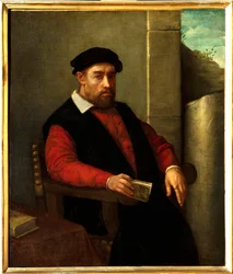Presumed portrait of Francois Rabelais, French writer and doctor