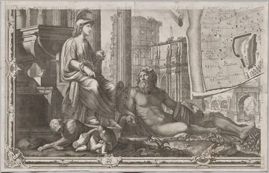 Nuova pianta di Roma by Giambattista Nolli, 1748, known as La Pianta Grande di Roma