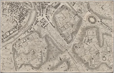 Nuova pianta di Roma by Giambattista Nolli, 1748, known as La Pianta Grande di Roma