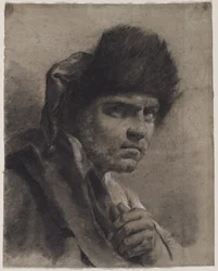 Man with a Fur Cap, c. 1730-40s