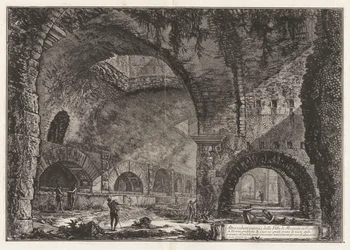 Another View of the Villa of Maecenas in Tivoli, from Views of Rome