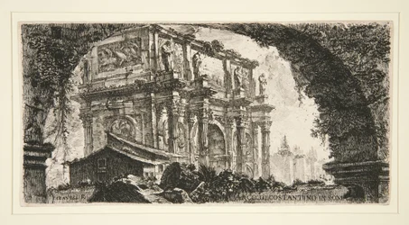Arch of Constantine in Rome, from Some Views of Triumphal Arches and Other Monuments