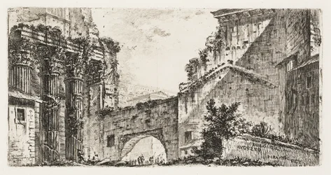 Forum of Augustus, plate 15 from Some Views of Triumphal Arches and other monuments