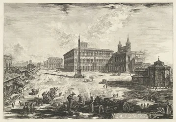 View of the Lateran in Rome with the Basilica of St. John Lateran (Views of Rome)