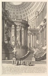Imaginary Ancient Temple Designed in the Style of Those Built in Honor of the Goddess