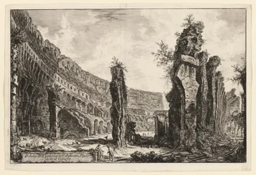 Interior View of the Colosseum, from Views of Rome