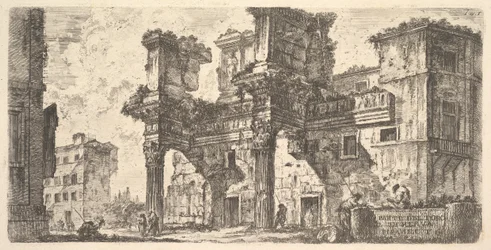 Part of the Forum of Nerva (Plate 1: Parte del Foro di Nerva)