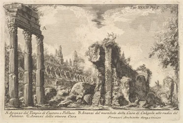 Remains of the Temple of Castor and Pollux