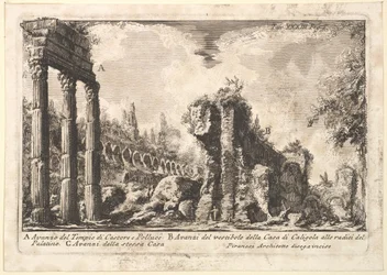 Remains of the Temple of Castor and Pollux