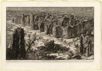 Ruins of the Antonine Baths, from Views of Rome