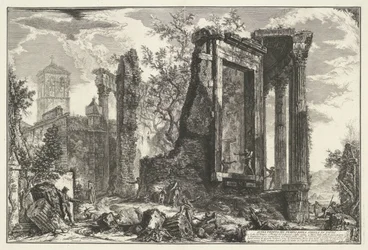 Temple of Vesta and the Temple of the Tiburtine Sibyl in Tivoli
