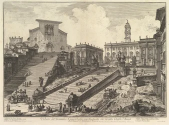 The Capitol and the steps of S. Maria in Aracoeli