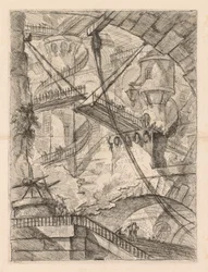 The Prisons: An Immense Interior with a Drawbridge