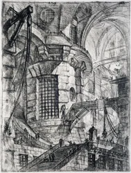 The Round Tower, plate III from Carceri d