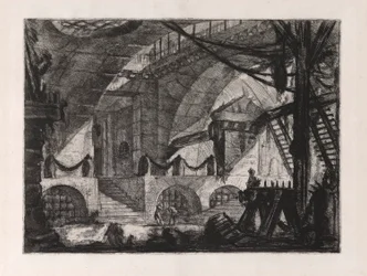 The Sawhorse, Plate 12 from Carceri d
